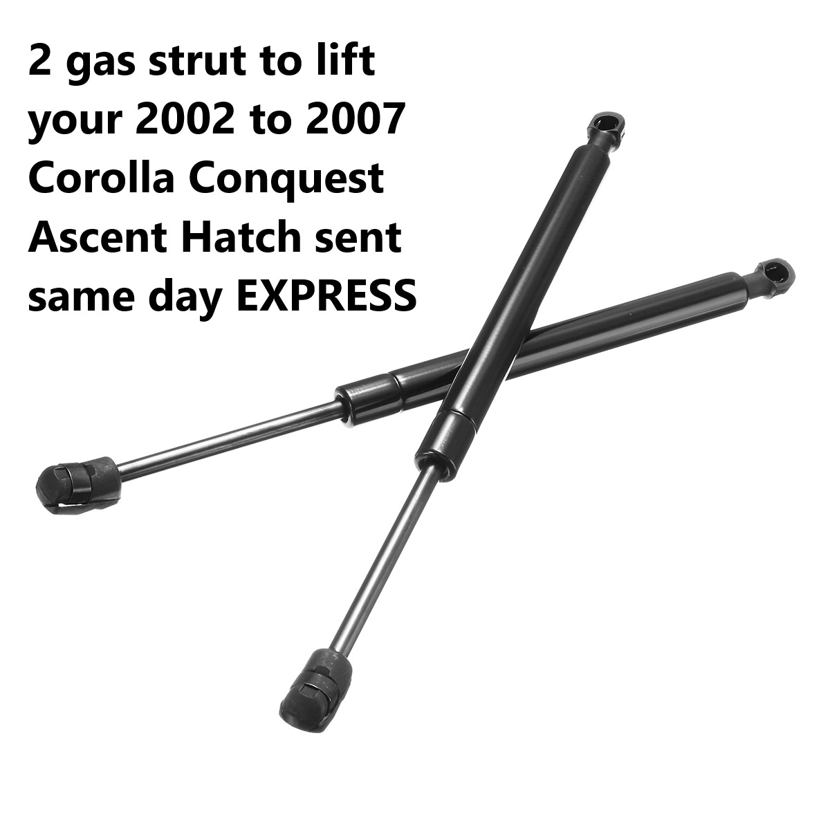 1 PAIR Gas Struts fit Toyota Corolla HATCH BACK 200208 Conquest Ascent
