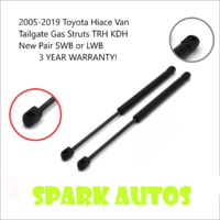 2005-2019 Toyota Hiace Van Tailgate Gas Struts TRH KDH New Pair SWB or LWB 