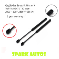 Qty(2) Gas Struts fit Nissan X Trail TAILGATE T30 type 2000 - 2007 2856YP 0555N