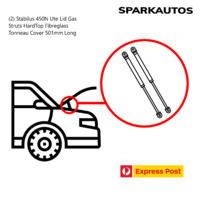 (2) Stabilus 450N Ute Lid Gas Struts HardTop Fibreglass Tonneau Cover 501mm Long