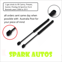 Set of 2 Bonnet Gas Struts for Toyota 2006-2011 Aurion New Pair 3 Year Warranty