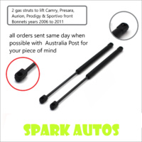 Set of 2 Bonnet Gas Struts for Toyota 2006-2011 Aurion New Pair 3 Year Warranty