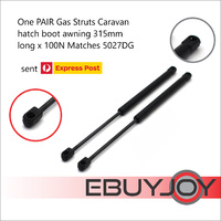 One PAIR Gas Struts Caravan hatch boot awning 315mm long x 100N Matches 5027DG