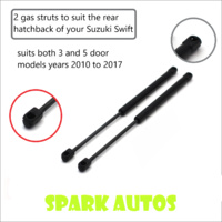 SUZUKI SWIFT 2010 - 2017 2X REAR TAILGATE BOOT HATCH GAS STRUTS PAIR 81850-68L00