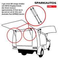 1 PAIR Canopy gas struts match Stabilus part number 161805 0225N STRT0014-1 NEW!