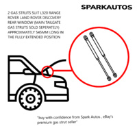 2X LAND ROVER RANGE ROVER SPORT L320 2005-2013 REAR WINDOW BHE790030 GAS STRUTS