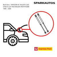 Both Pairs ! WINDOW & TAILGATE GAS STRUTS SUIT R50 NISSAN REGULUS 1999 - 2004