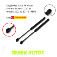 Qty(2) Gas Struts fit Nissan Murano BONNET Z50 Z51 models 2002 to 2014 5148UZ 