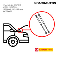 1 New Pair GAS STRUTS lift NISSAN PULSAR N16 HATCHBACK 2001-2006 same 90450BM400