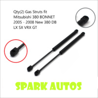 Qty(2) Gas Struts fit Mitsubishi 380 BONNET 2005 - 2008 New 380 DB LX SX VRX GT