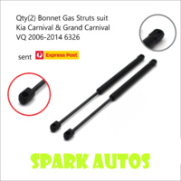 Qty(2) Bonnet Gas Struts suit Kia Carnival & Grand Carnival VQ 2006-2014 6326