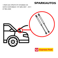 1 PAIR GAS STRUTS FIT HYUNDAI I30 HATCH HATCHBACK 1ST GEN 2007 - 2011 81780-A500